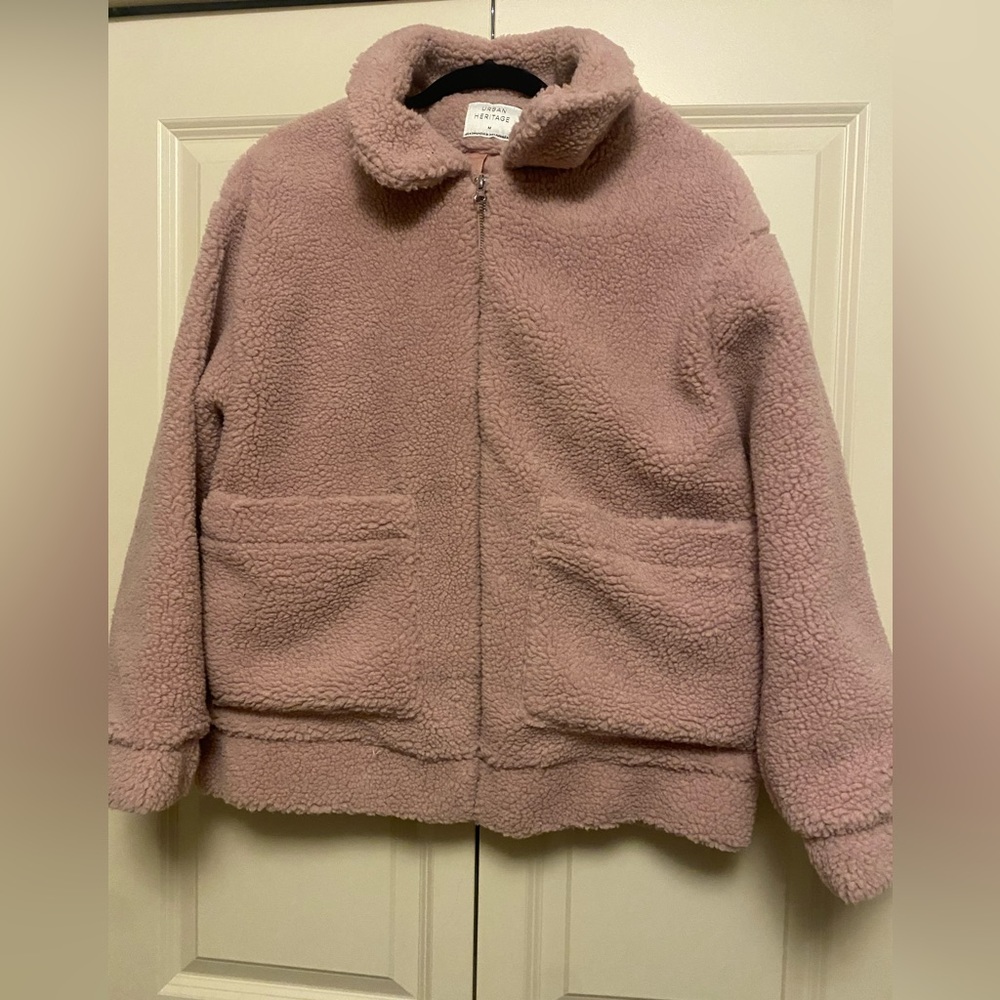 Pink Sherpa jacket
